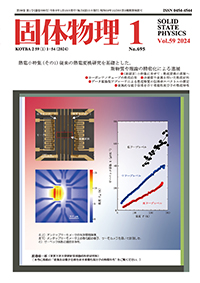 固体物理Vol.59 No.1表紙